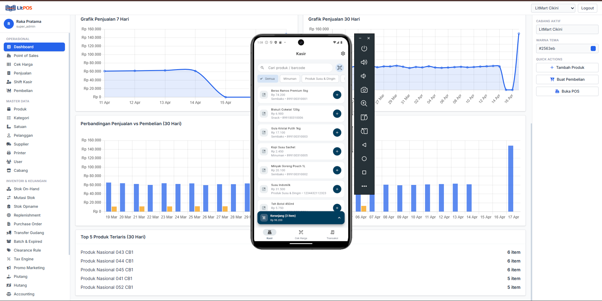 LitPOS Retail Accounting V2